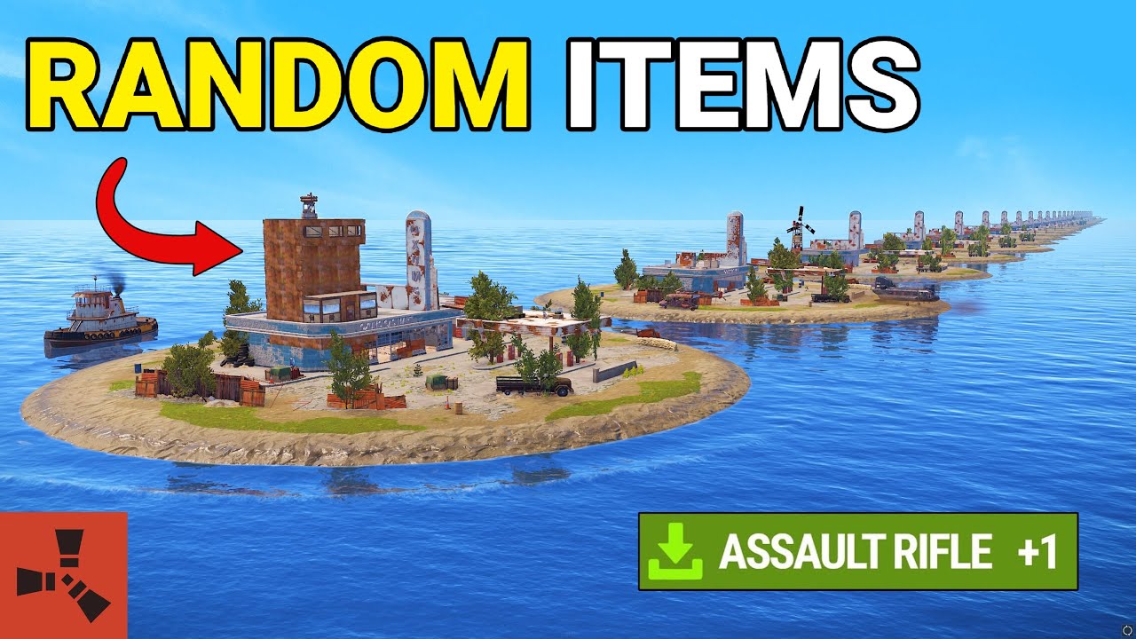 I Gave 100 Rust Players Their Own Gas Station - Random Items