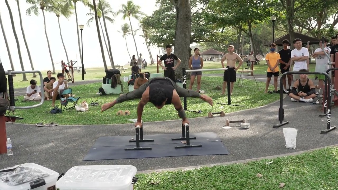 Singapore Street Workout Battles - Static Freestyle Competition - East Coast Park 17 Aug 2024