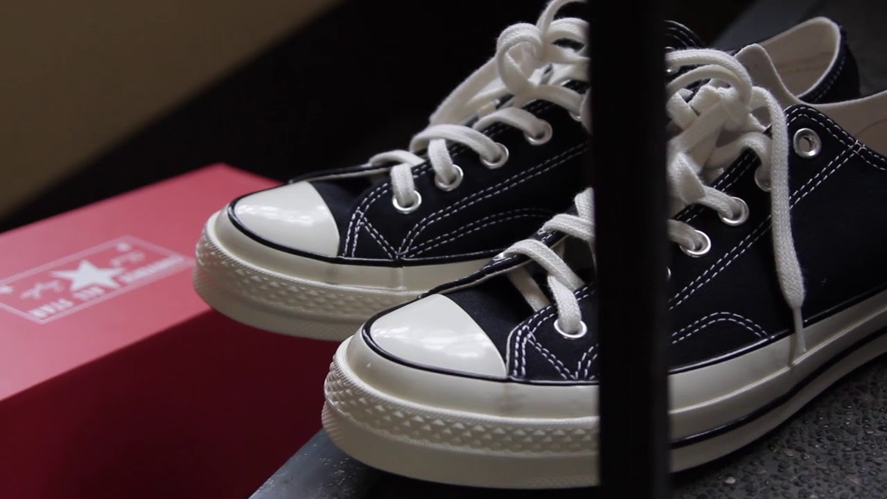 Converse Chuck Taylor 70's Black Low |  UNBOXING/ONFEET |