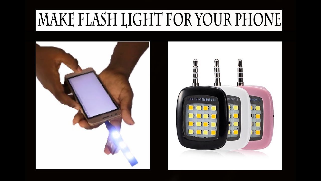 HOW TO MAKE A SELFIE FLASH