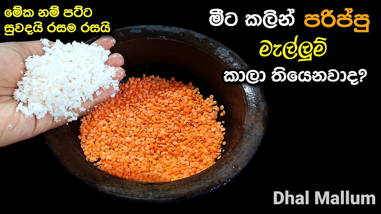 පරිප්පු මෙහෙම හැදුවම මරු | Parippu Mallum | Dhal Mallum | @mskitchen3708 