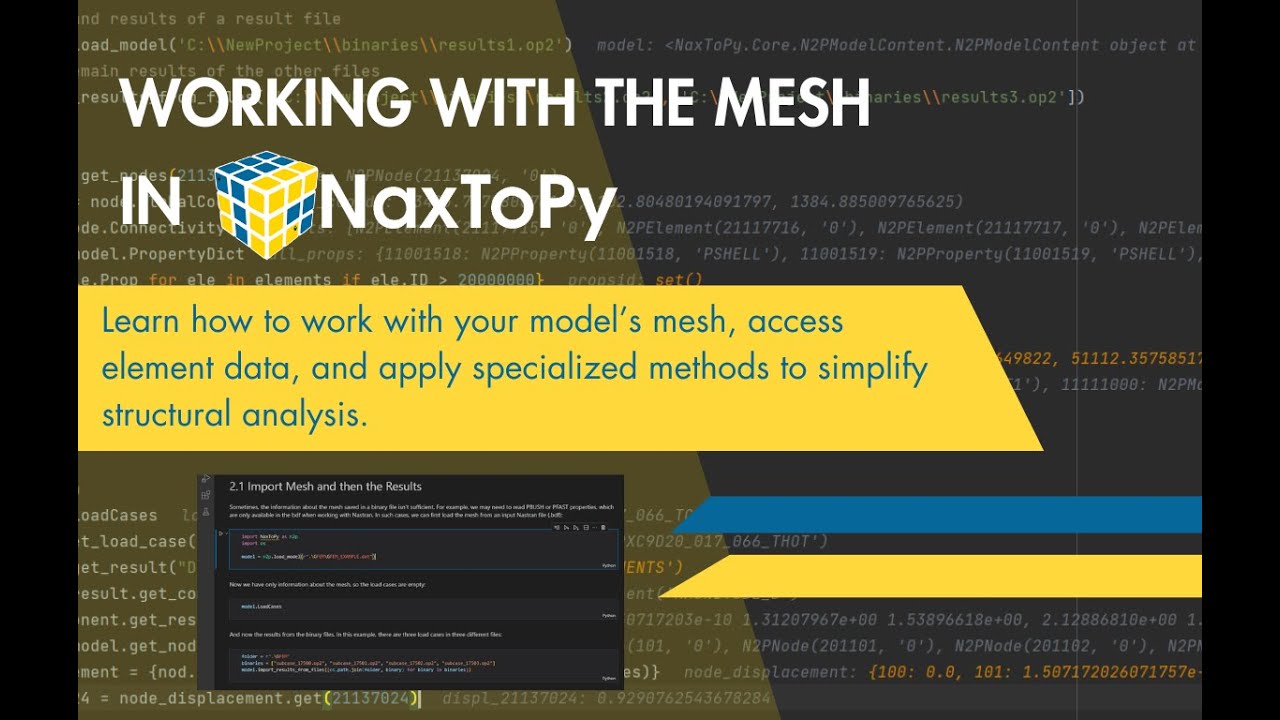 NAXTO: NaxToPy: Working with the Mesh in Naxtopy