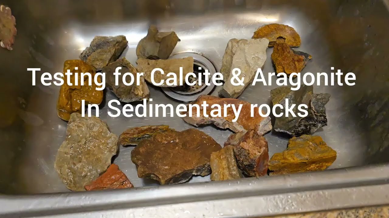 Testing Sedimentary Rocks with Vinegar (Science Experiment)