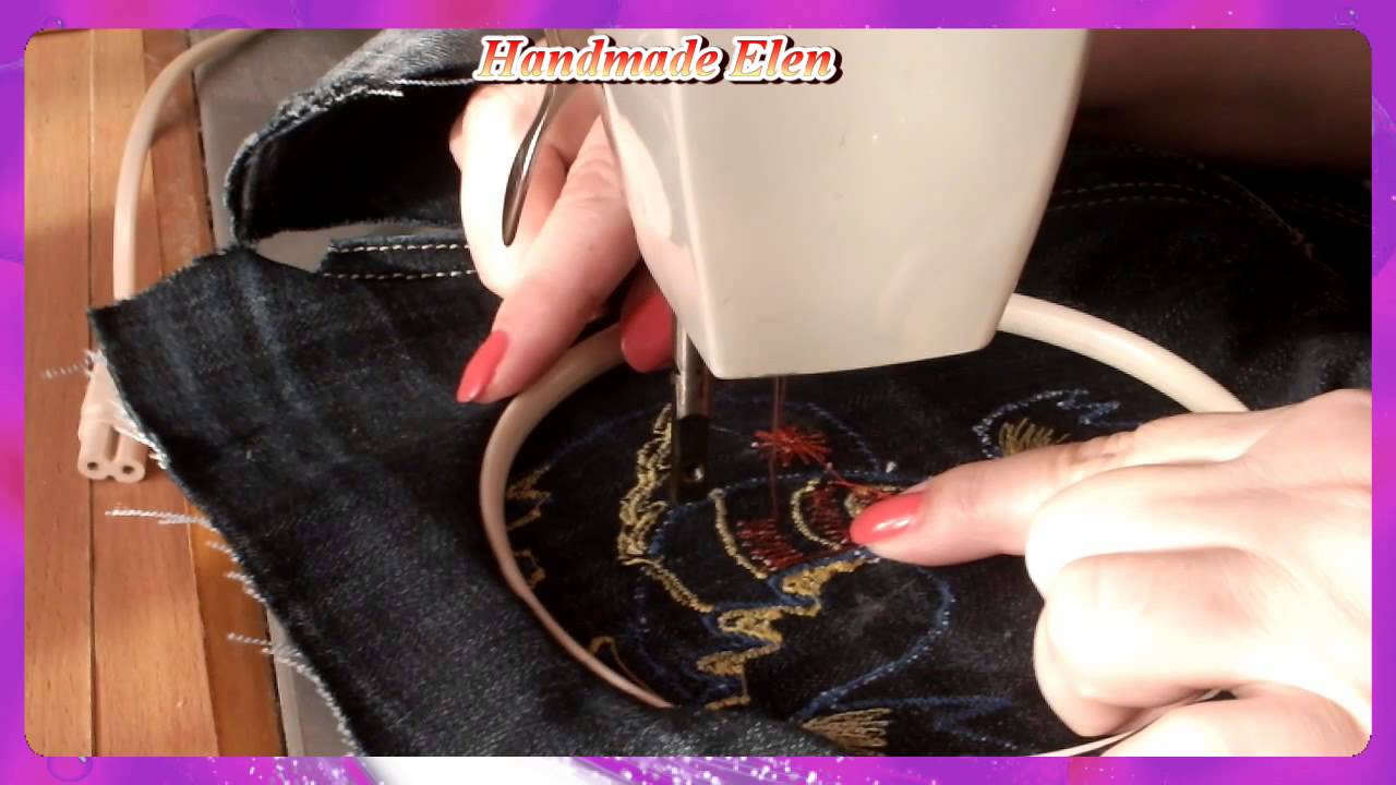 DIY how to make a bag out of old jeans