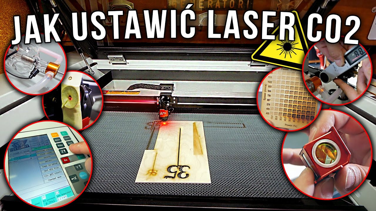 Uruchamiamy 80W laser CO2 w warsztacie Aeon Redline Mira 7s jak skonfigurować laser CO2 - Fox Corner