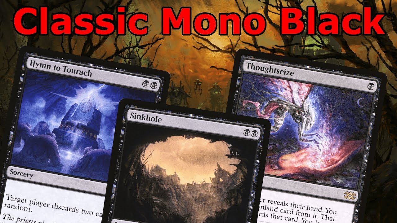 BUSTING OUT THE BOOMER CARDS!  Classic Mono Black Control (Legacy MTG)