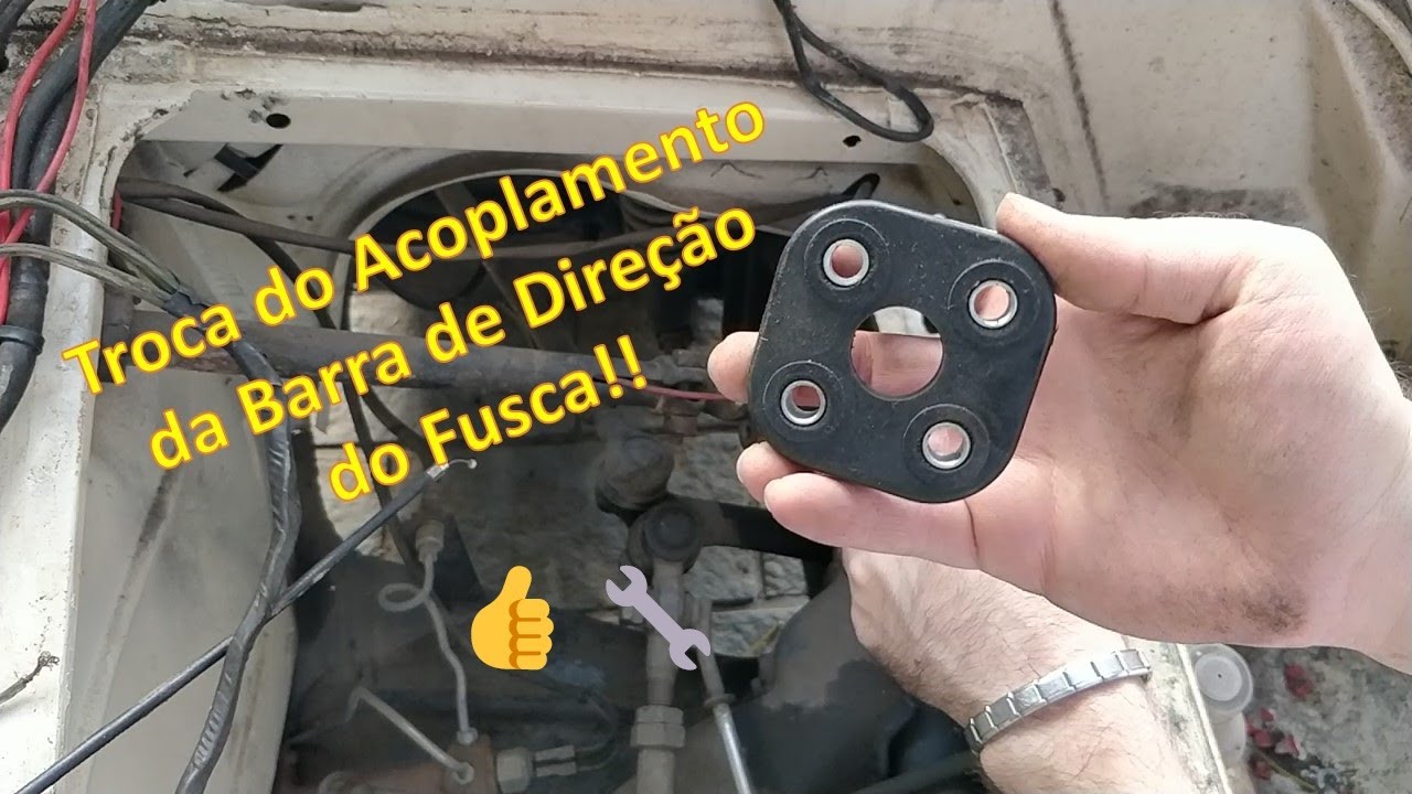 Troca do Acoplamento da Barra de Direção do Fusca