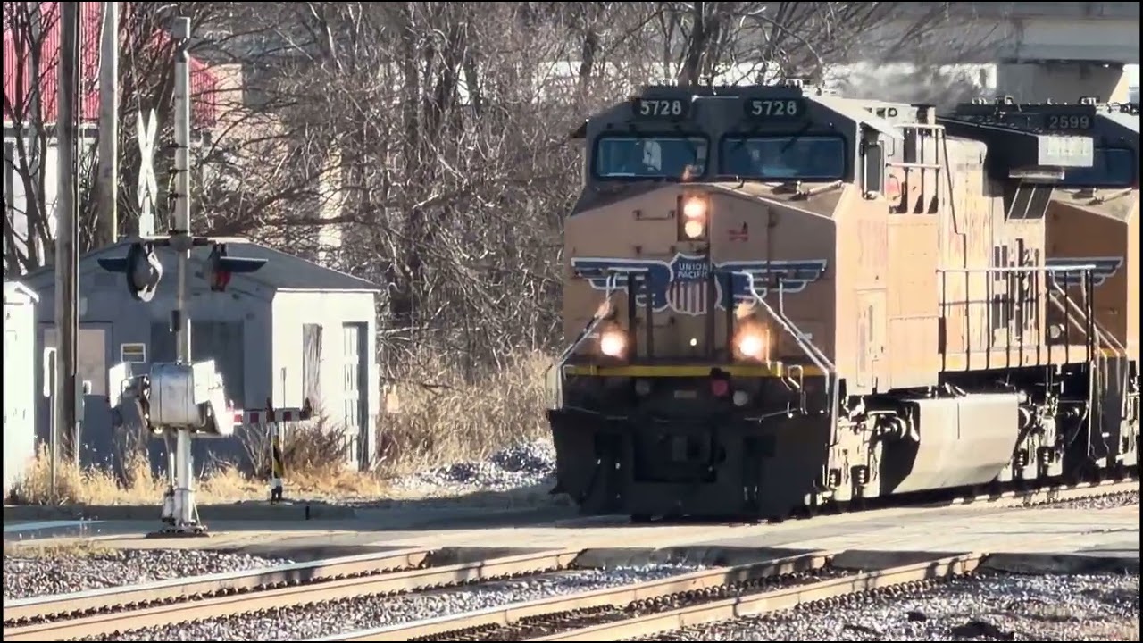Train spotting at Rochelle, Illinois, March 8, 2026