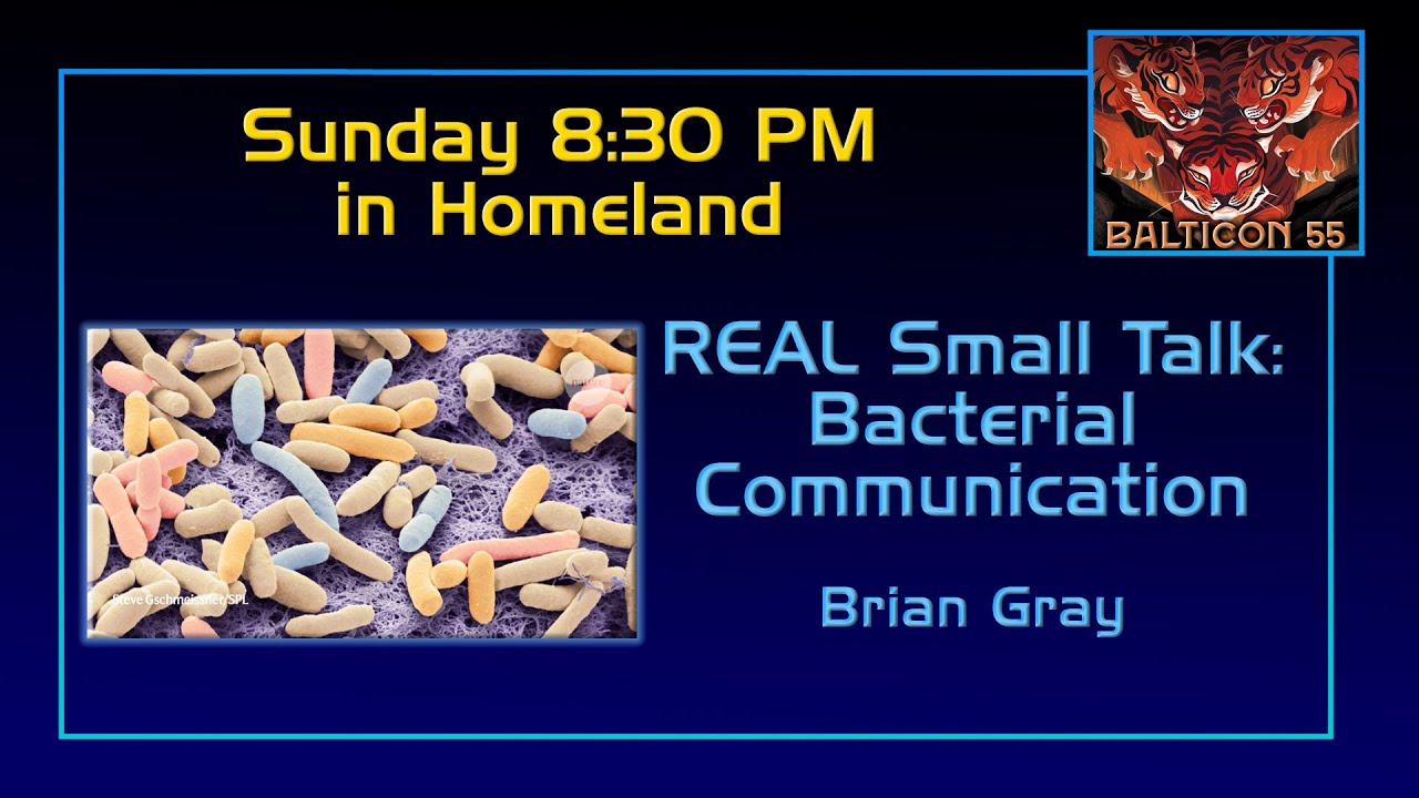 REAL Small Talk Bacterial Communication