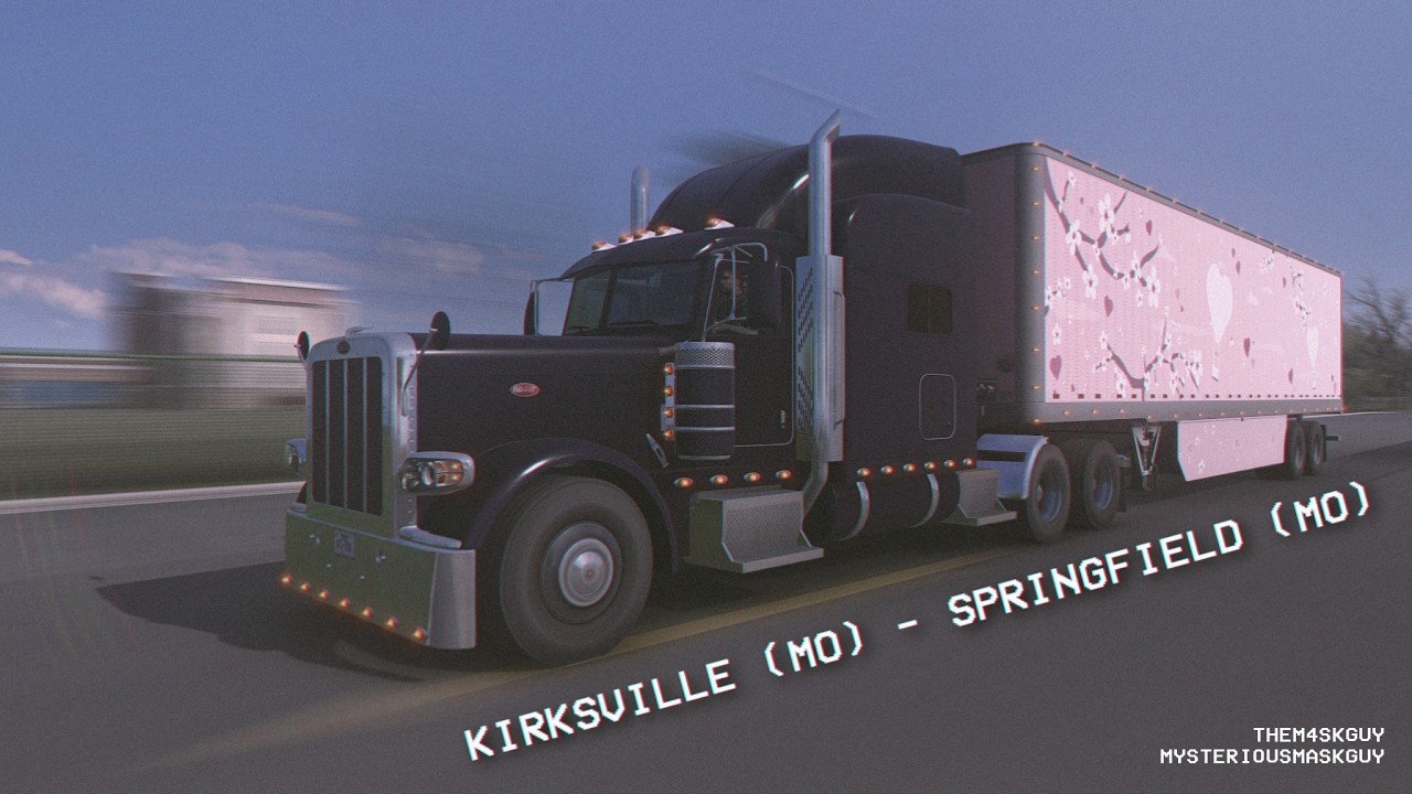 Peterbilt 389 | Kirksville to Springfield | American Truck Simulator