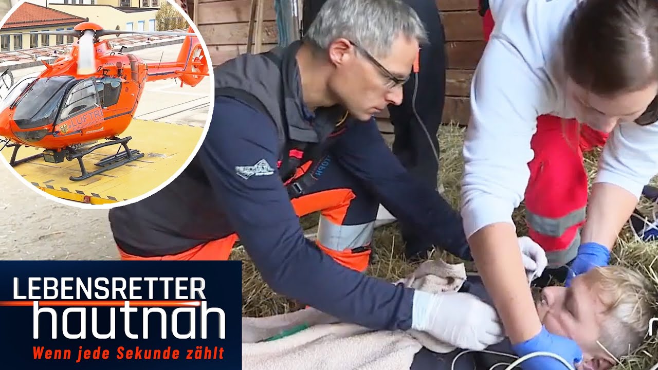 Rettung aus der Luft: Patient wird brutal vom Pferd geschmissen!! | Lebensretter hautnah | SAT.1
