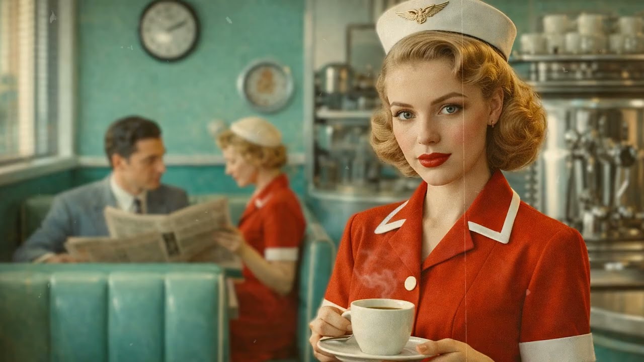 Nostalgic Café Shop Jazz | Soft & Warm 1940s Jazz Music for a Cozy Day