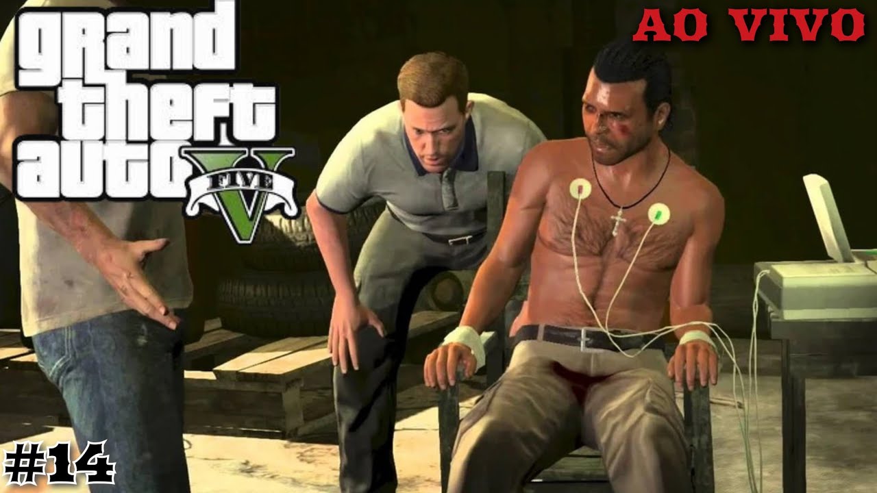Live GTA 5: (PS4) #14 Agentes Do Governo