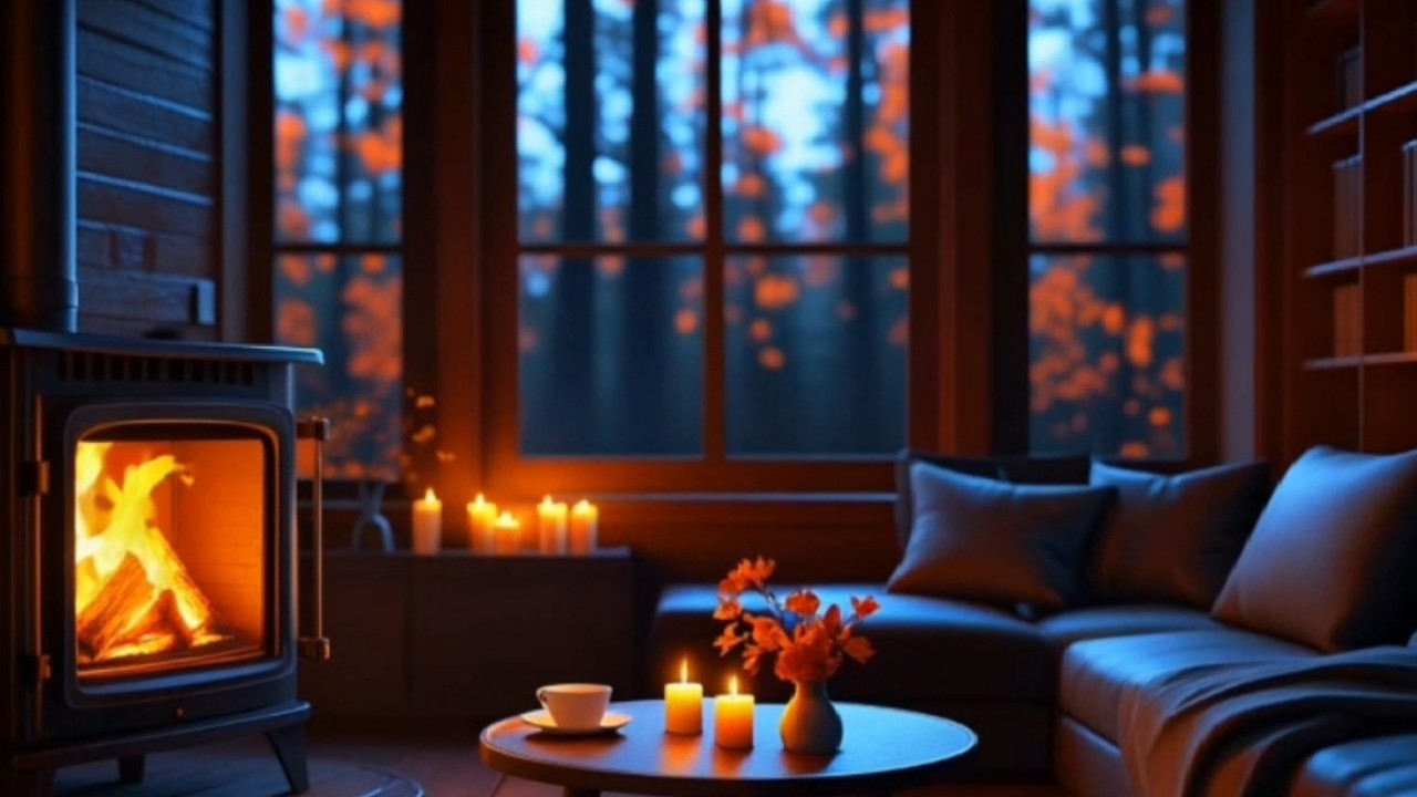 Brain Fog at Sunrise Café ❄️🔥 Autumn Piano for Sharp Morning Focus#RelaxingJazz #WorkFocusMusic