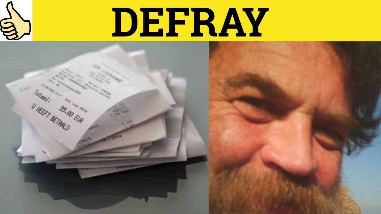 🔵 Определение Defray - Значение Defray - Примеры Defray - Определение Defray - Юридический и дело...