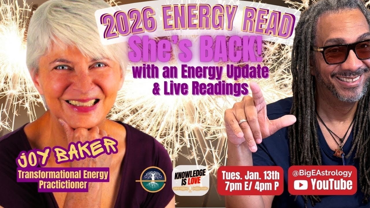 Intuitive Energy Healer Joy Baker Speaks on the energy 2026 & will do live readings & clearings