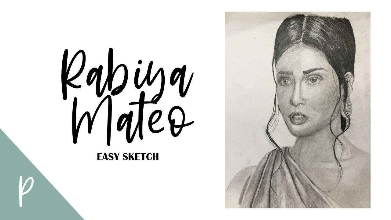 Rabiya Mateo pencil sketch [SPEED DRAWING]
