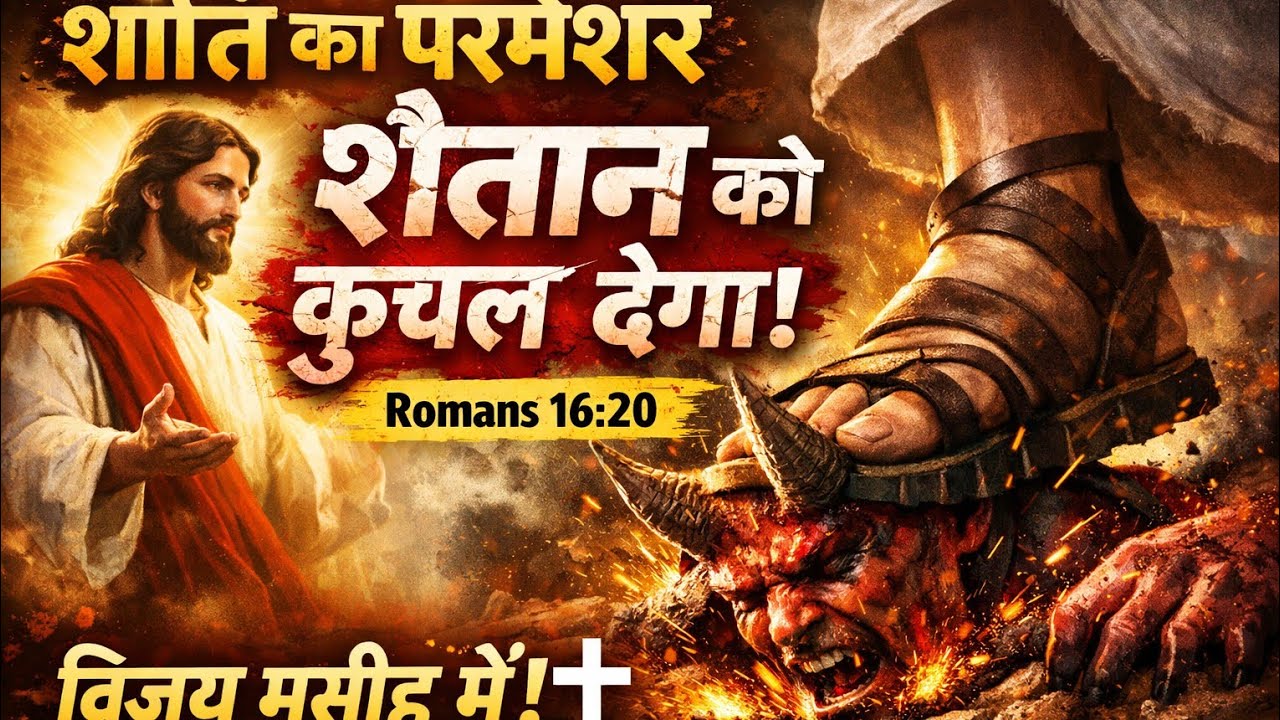 “शांति का परमेश्वर शैतान को कुचल देगा | Powerful Hindi Masihi Worship Song | Romans 16:20”