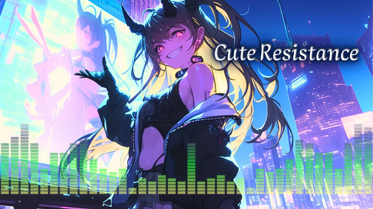 44 MIN music | Selfie Overlord – Epic Cyberpunk / Anime Rock | Cute Resistance