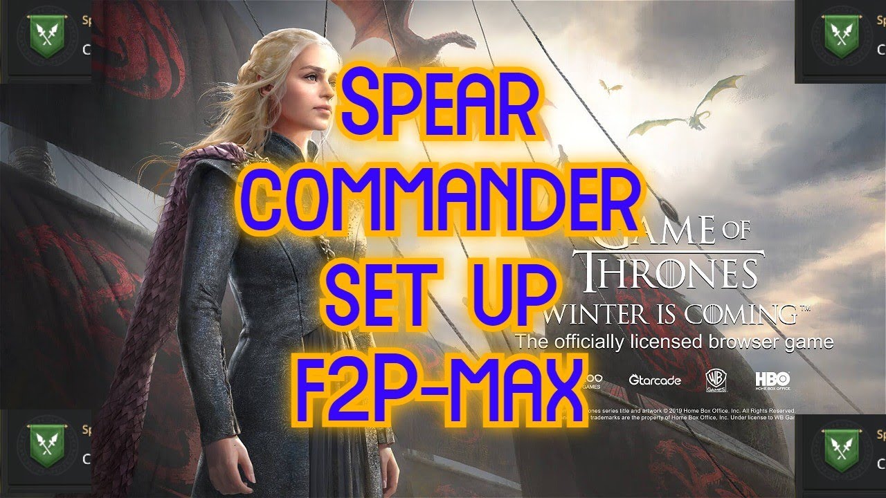 Gotwic, A guide to Spear from free to play to max account