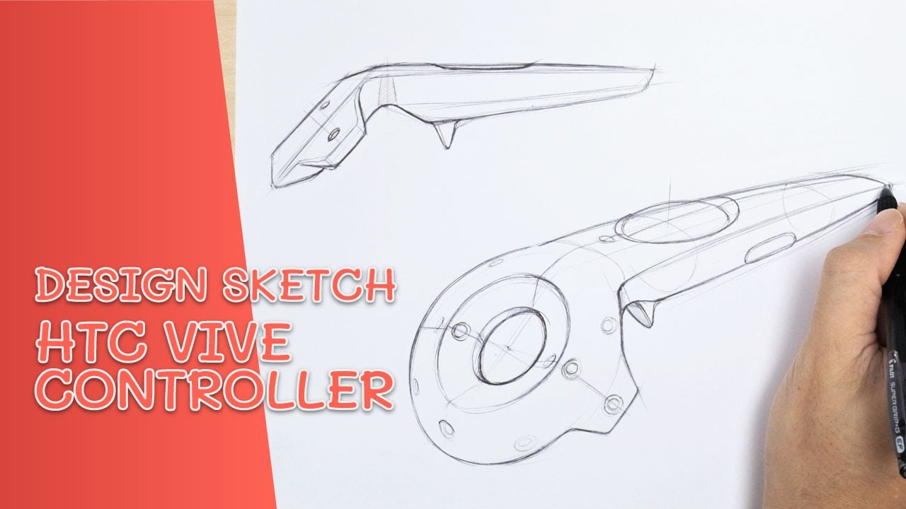 VIVE CONTROLLER | Product Design Sketching