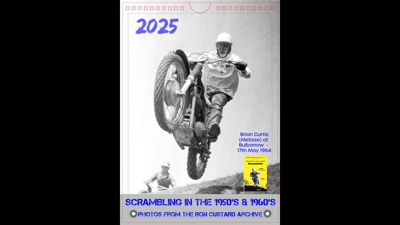 2025 Calendar  -  Scrambling in the 1950's & 1960's
