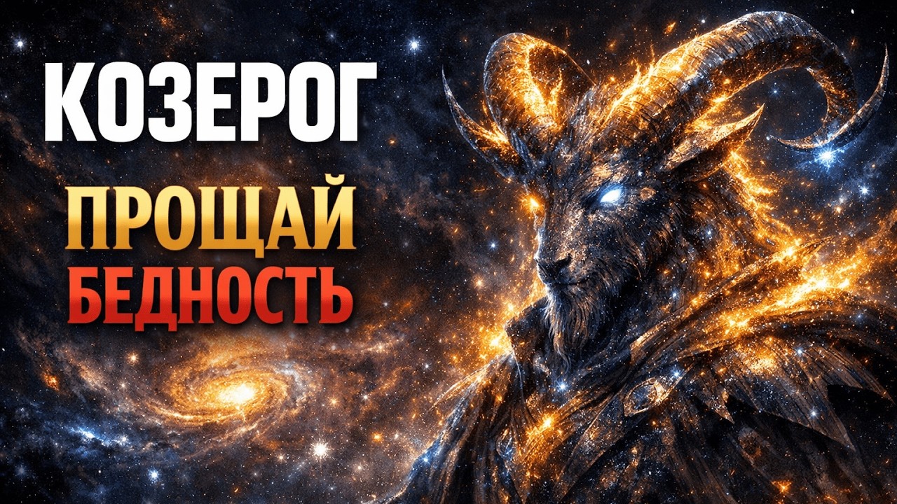 ♑ КОЗЕРОГ: БОЛЬШЕ НИКАКИХ СЛЕЗ! 🌊 Новость, которая перевернет вашу судьбу завтра утром. Гороскоп