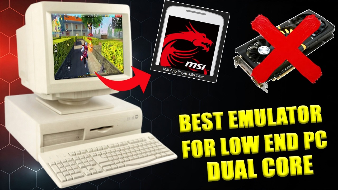 Best Emulator for Low End PC | Dual Core No GPU | 60 FPS Smooth