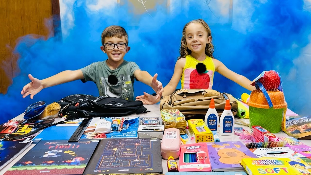 ORGANIZANDO NOSSO MATERIAL ESCOLAR 2026, MOSTREI TUDO O QUE COMPRAMOS 📚