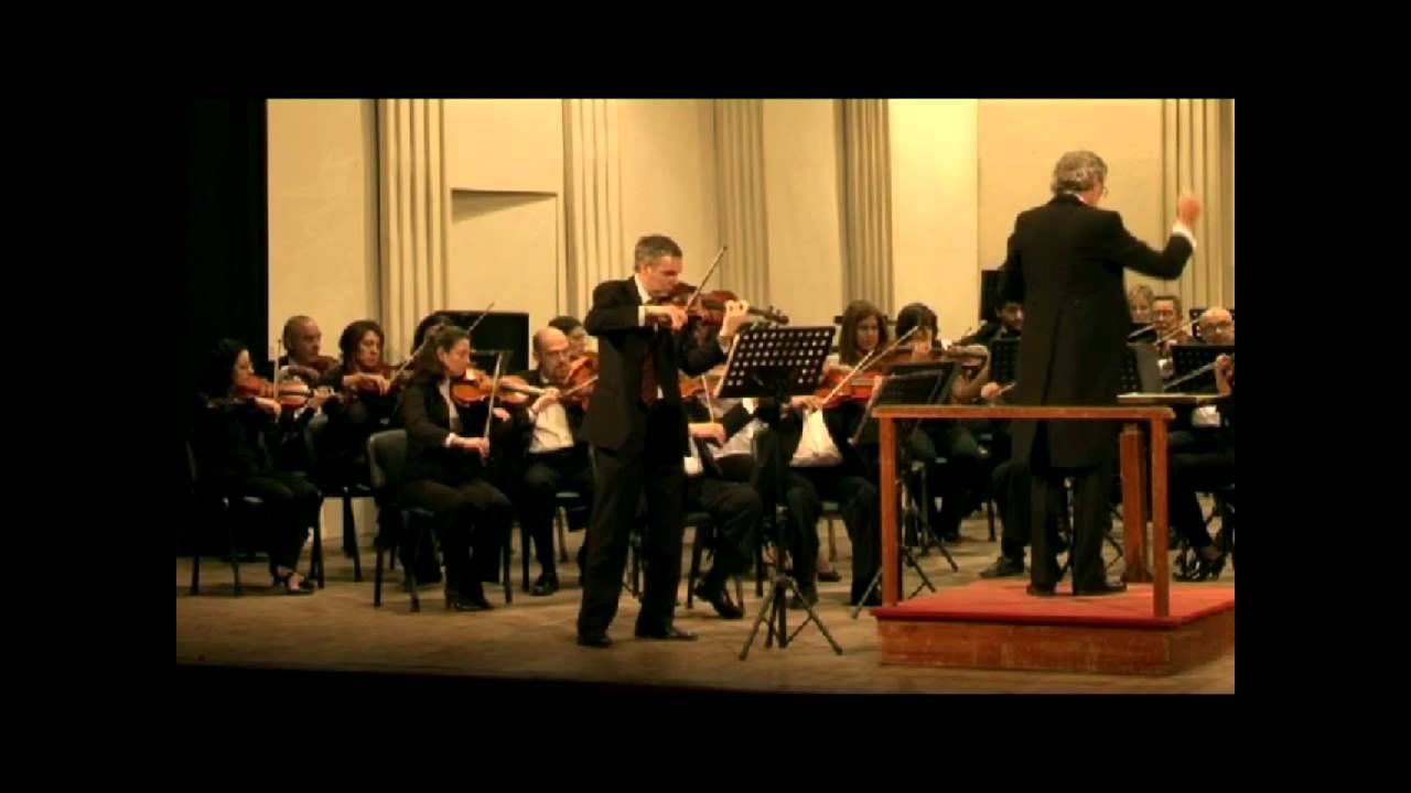 Gustavo Mulé - I Movimiento Concierto Nro 3 para Violín y Orquesta de Camille Saint-Saëns.avi