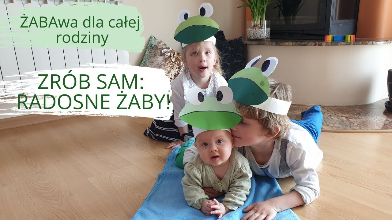 Żaba - opaska z papieru, przebranie 🐸 — NzB #6