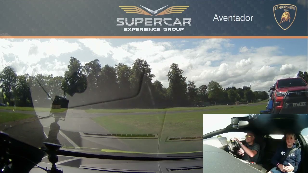 Supercar Experience Ingliston 28/07/2023 Lamborghini Aventador Passenger Ride