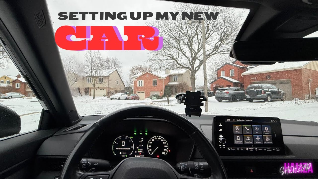 Setting up my new car!