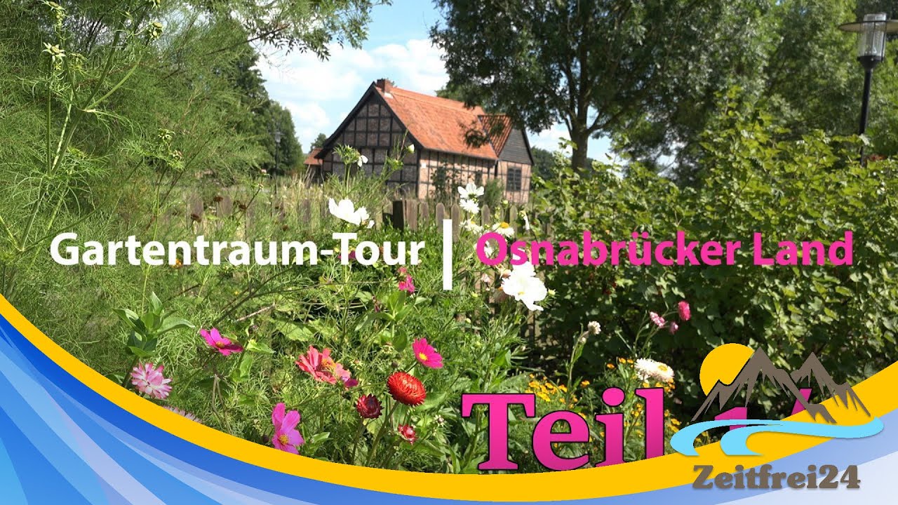 GartenTraum-Tour | Teil 1/2 | Fahrrad Reise im Osnabrücker Land | 4K