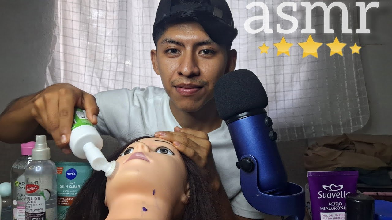 ASMR para Dormir 😴 Tu Amigo Dayvi Te Cuida la Piel | Skincare Suave