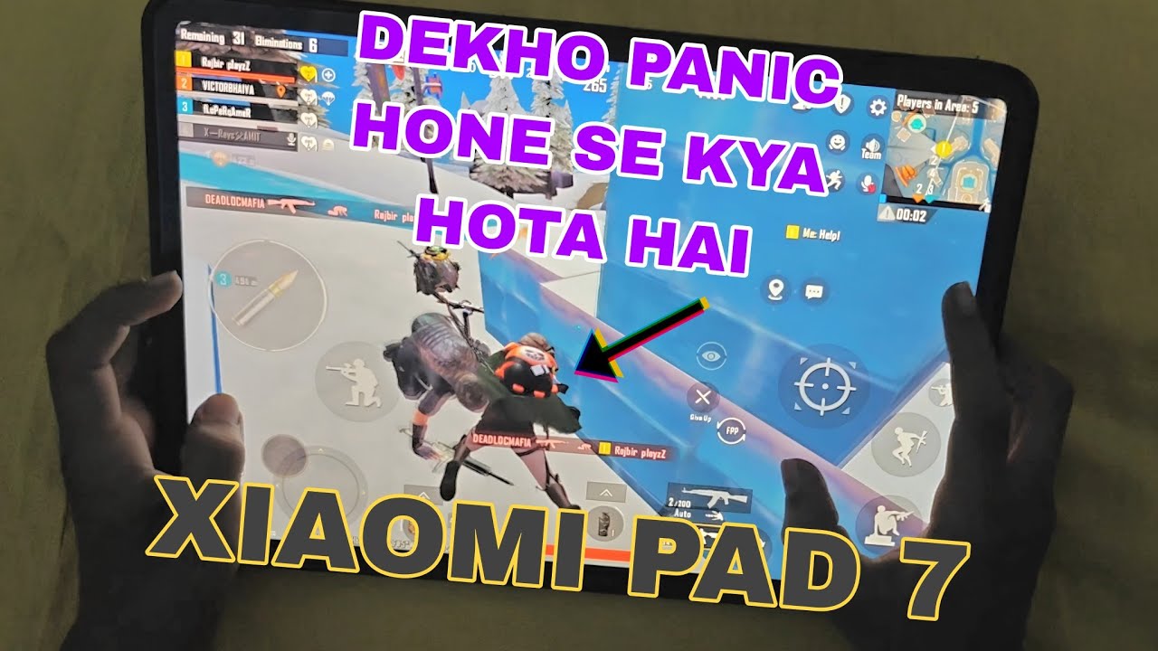 XIAOMI PAD 7 ! BEST 5 FINGER CLAW SETTING !
