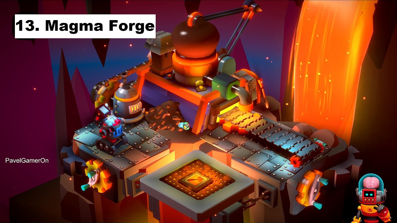 Tiny Robots: Portal Escape 13. Magma Forge