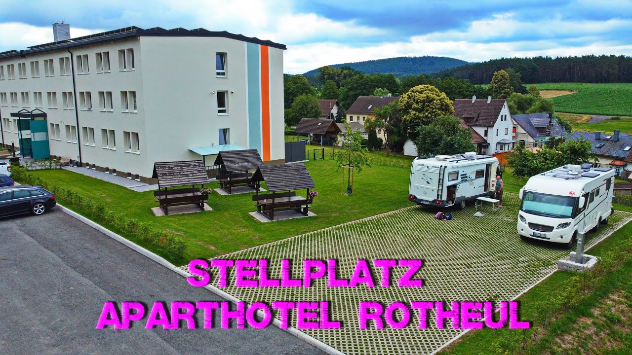 Stellplatz Aparthotel Rotheul | ein Stellplatzvideo von Jens&Manu | Lage, Umgebung und Deatils