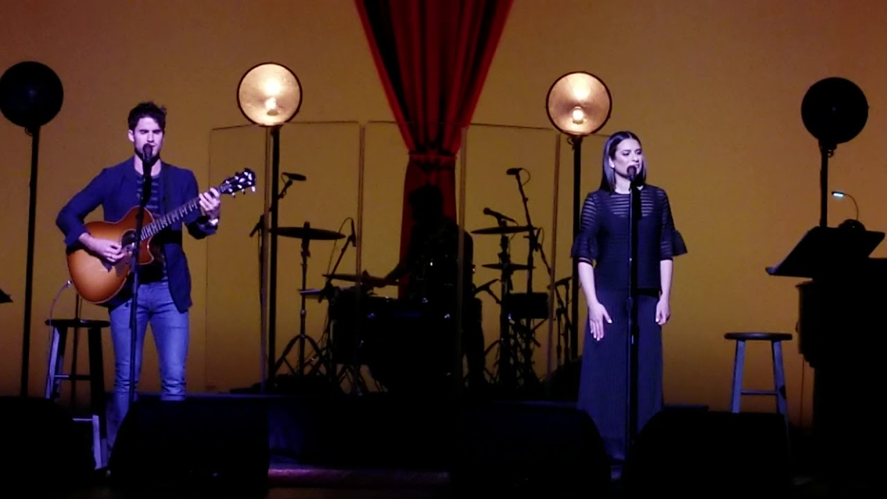Darren Criss and Lea Michele - Falling Slowly
