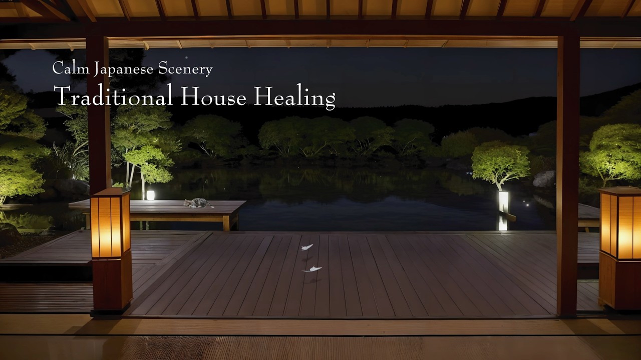 Evening Calm: Peaceful Japanese House with Healing Zen Soundscape