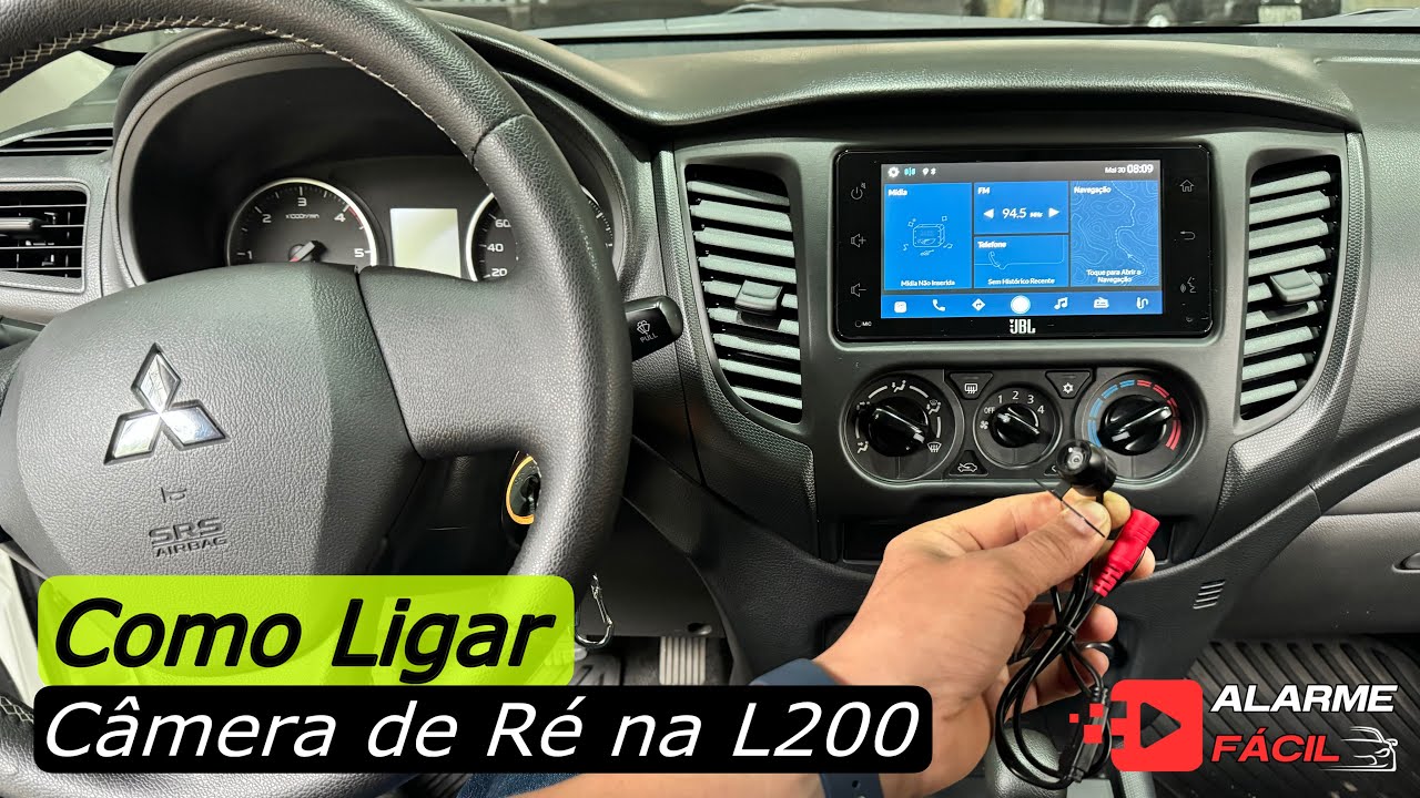 Como Ligar Câmera de Ré Multimídia JBL L200  / Desmontar Moldura