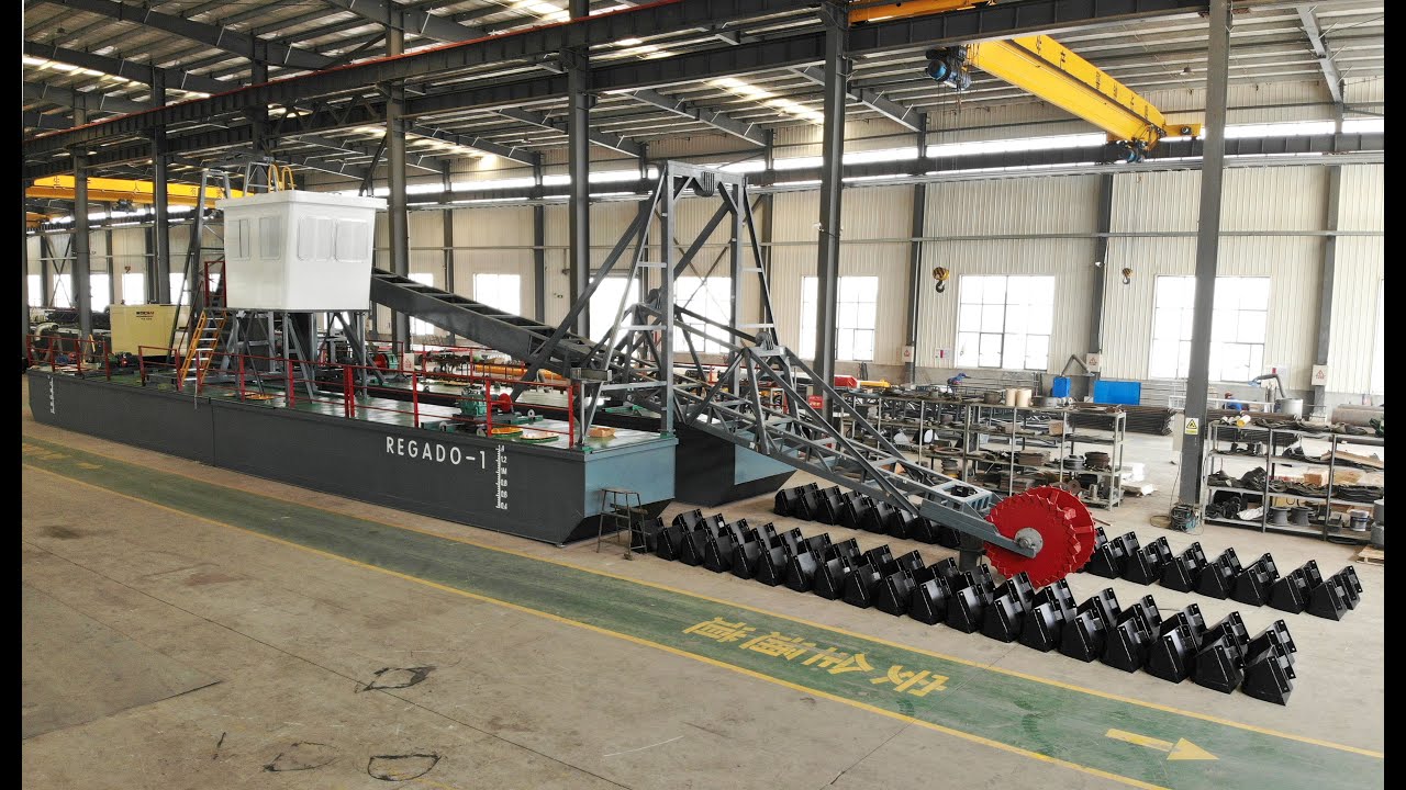 Julong Bucket Chain Dredger with 120m3 Capacity