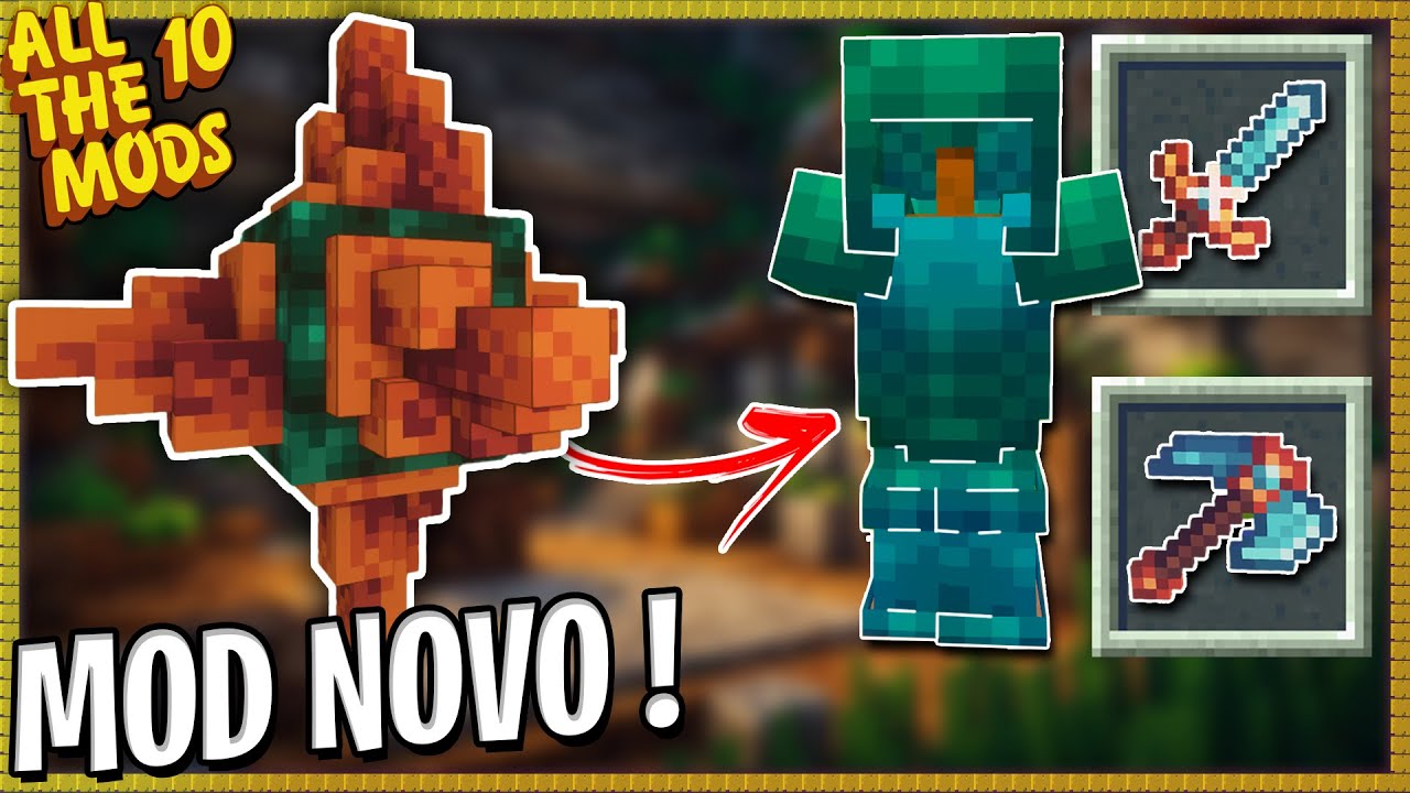 O NOVO MOD PARA ARMADURA E FERRAMENTAS ROUBADAS ! ATM 10 Minecraft Modpack #03