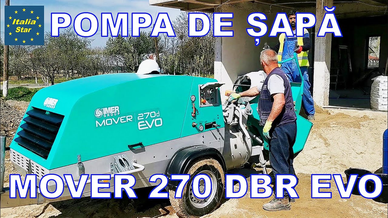 MOVER POMPA PENTRU SAPE concrete screed