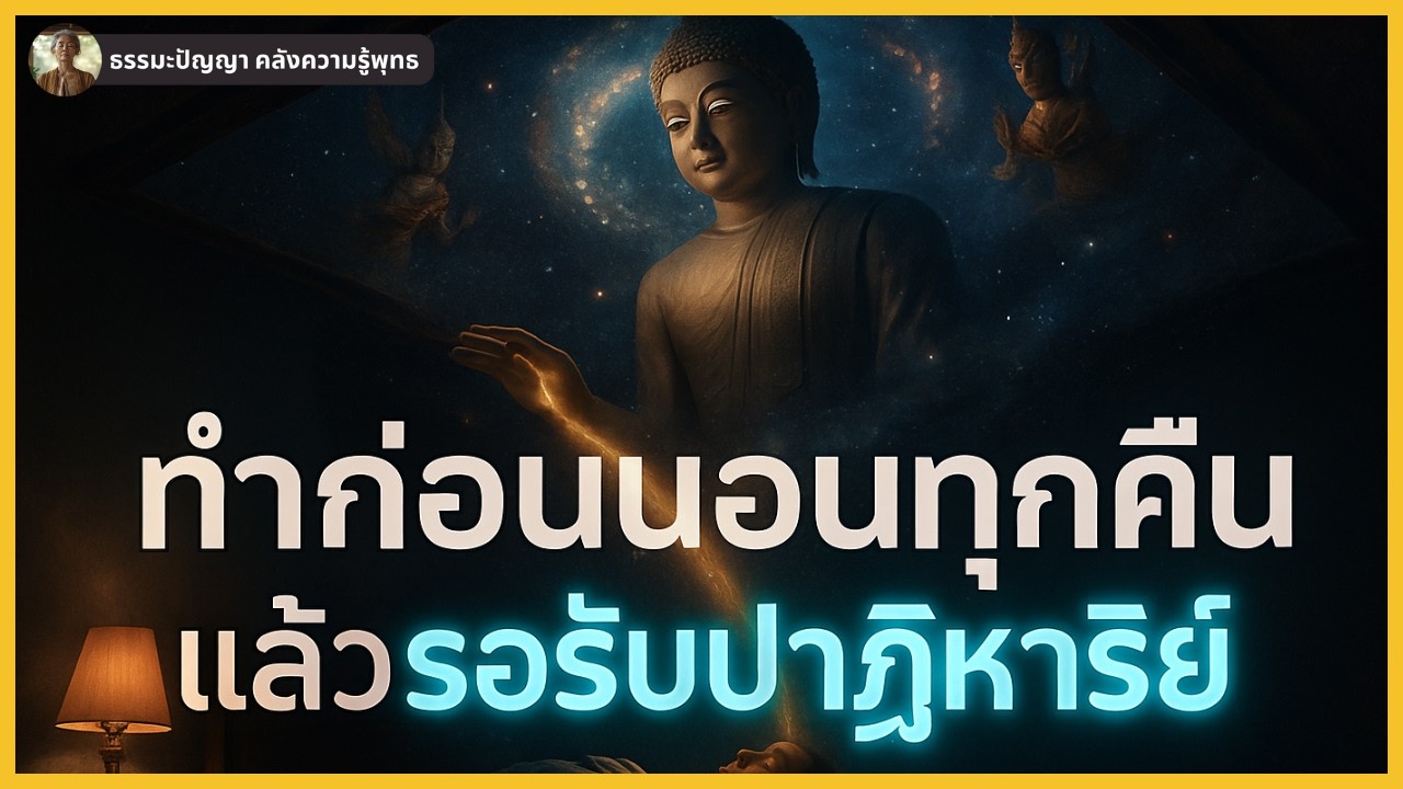 หลวงปู่ดู่เฉลย! วิธีเปิดทางให้เทวดาช่วย แค่ทำสิ่งนี้ก่อนนอนทุกคืน