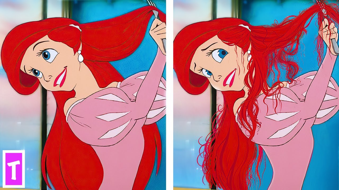 Disney Princesses With Realistic Hair