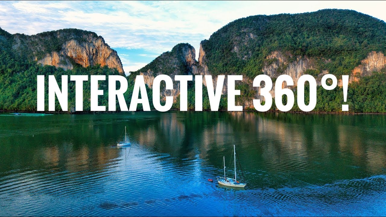 360&deg; INTERACTIVE SLOW-TV Through Spectacular Phang Nga Bay in Remote Thailand!