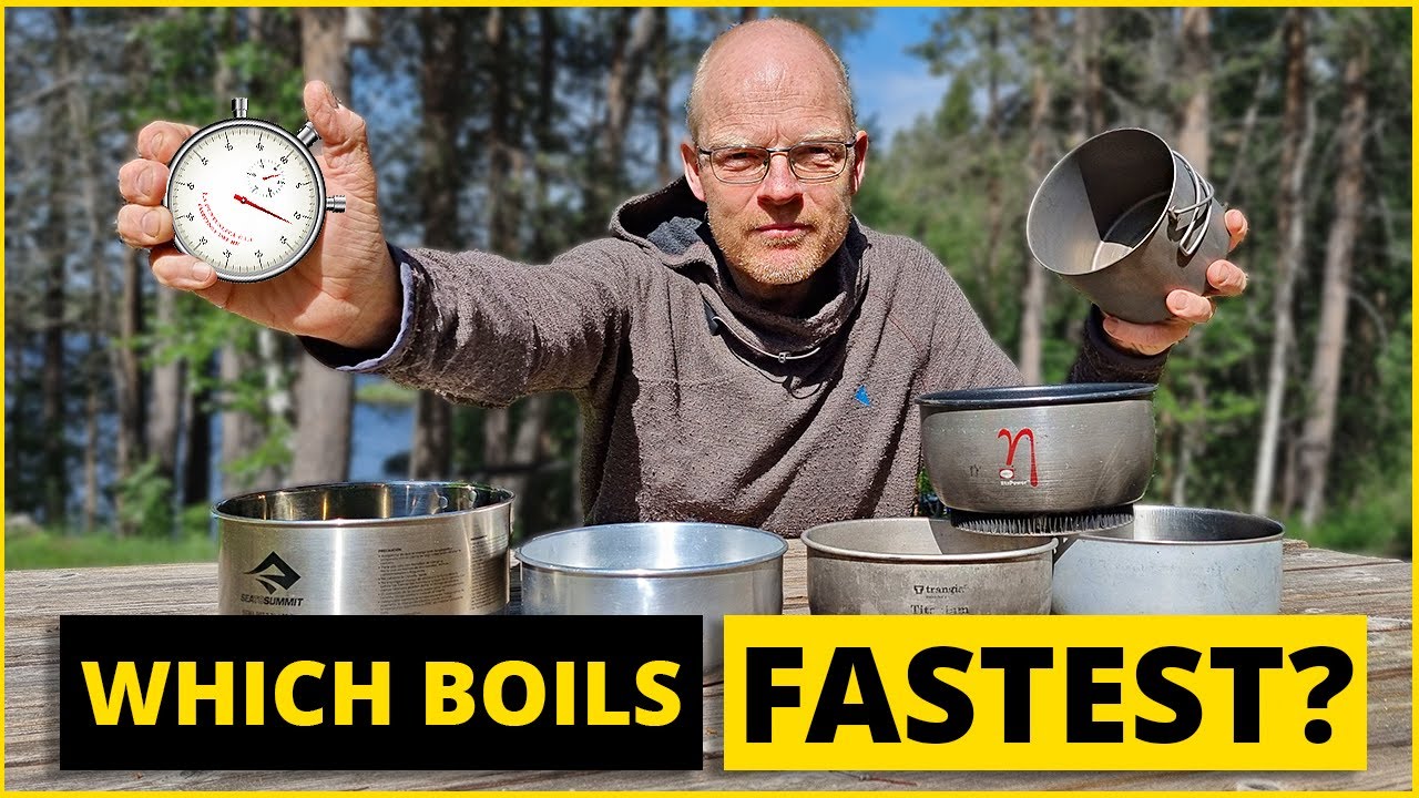 Which Camping Cook Pot is the Fastest? | Size, Weight & Material Tested