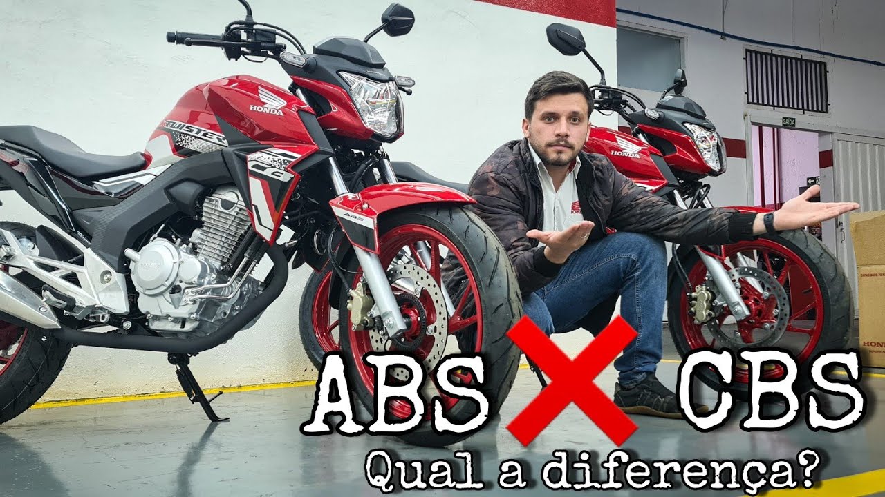 QUAL A DIFERENÇA DO FREIO CBS E FREIO ABS? QUAL É MELHOR? (USEI 2 TWISTER 250 PARA EXPLICAR)