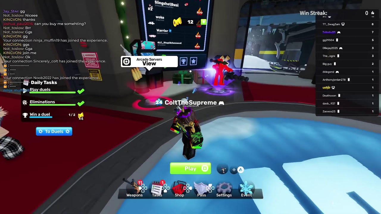 Roblox Rivals Afk Stream (How long can I last afk)